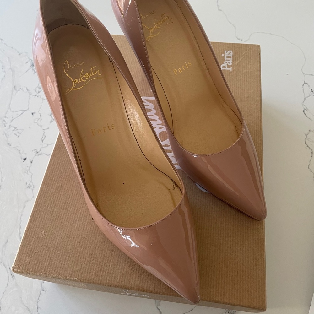 Christian Louboutin Pigalle Plato Patent